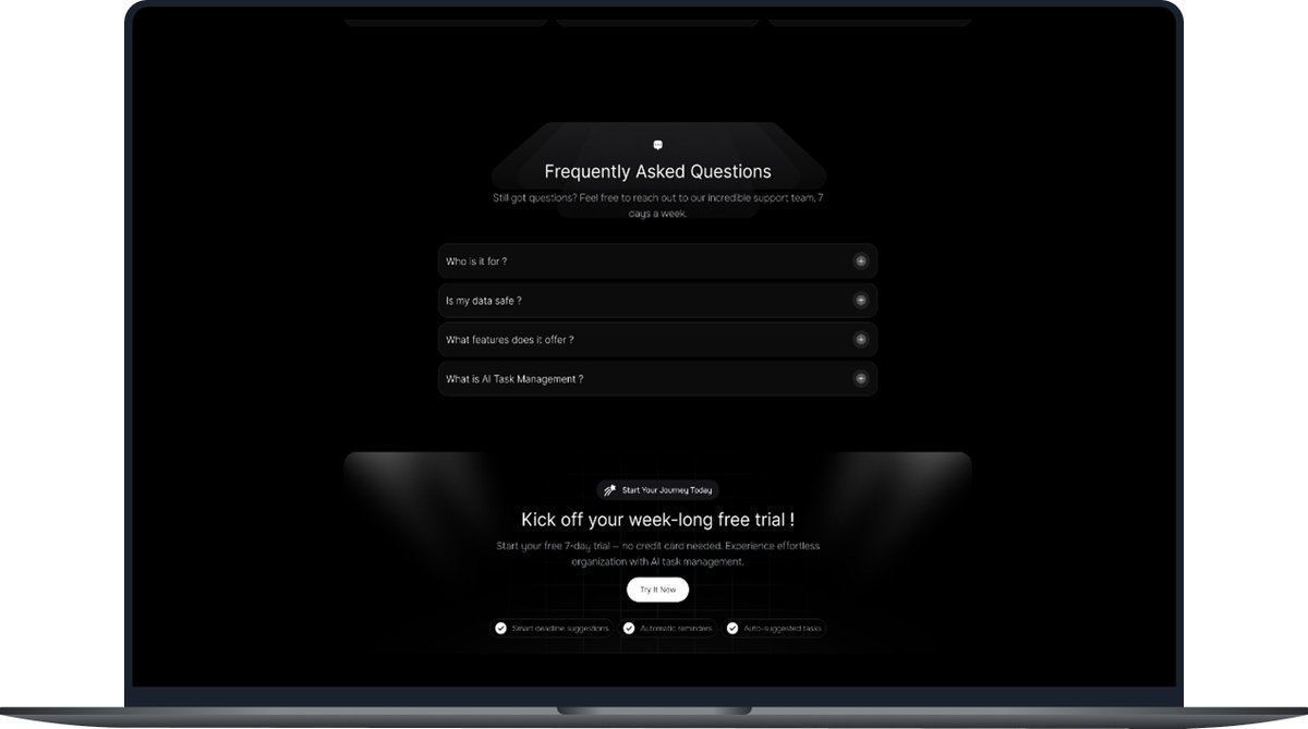 coder_dandriyal's tweet image. Reconsidering dark UI.... not only for the sake of appearance, but for attention.
Designed a task management experience that creates no cognitive overload.
🧠 Intelligent automation
🕶️ Clean, dark UI
📊 Live data insights
🤖 AI suggestions
Every consideration is in the effort…