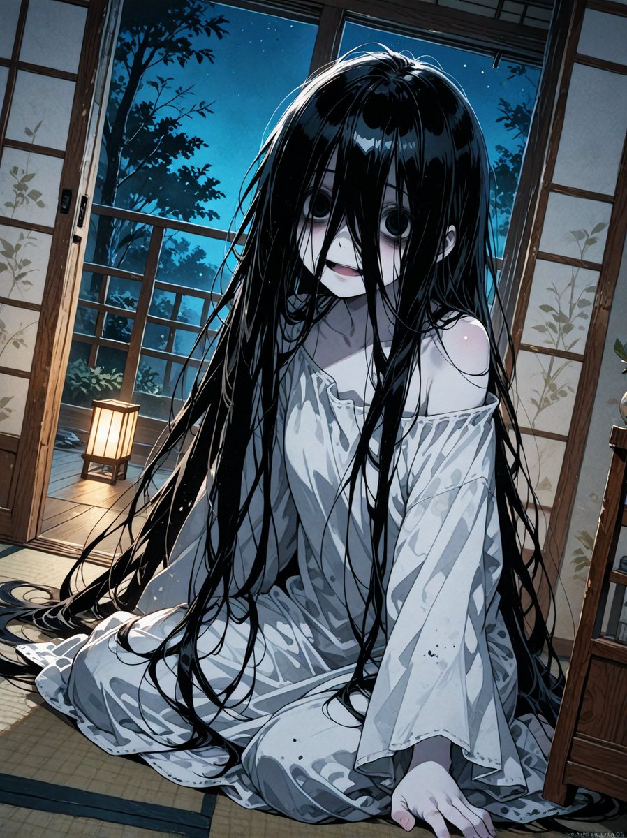 貞子
#AIart #AIイラスト︎