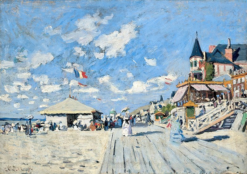 ArtGuide_db's tweet image. Claude Monet
Trouville, Hôtel des Roches Noires