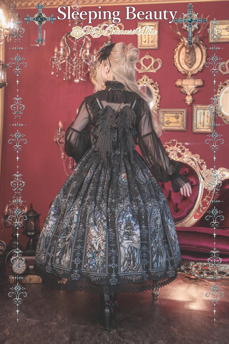 MaisondeR's tweet image. ご予約中💠
Royal Princess Alice
『いばら姫🥀粟木こぼね様コラボ』当店で受付中です✨
🌹ドレス税込¥39490
🌹カチューシャ税込¥5390
🌹ボンネット税込¥21780
🌹バーニー税込¥3850
入荷予定▶9月~10月頃
詳細▶ royalprincessalice.net/23477