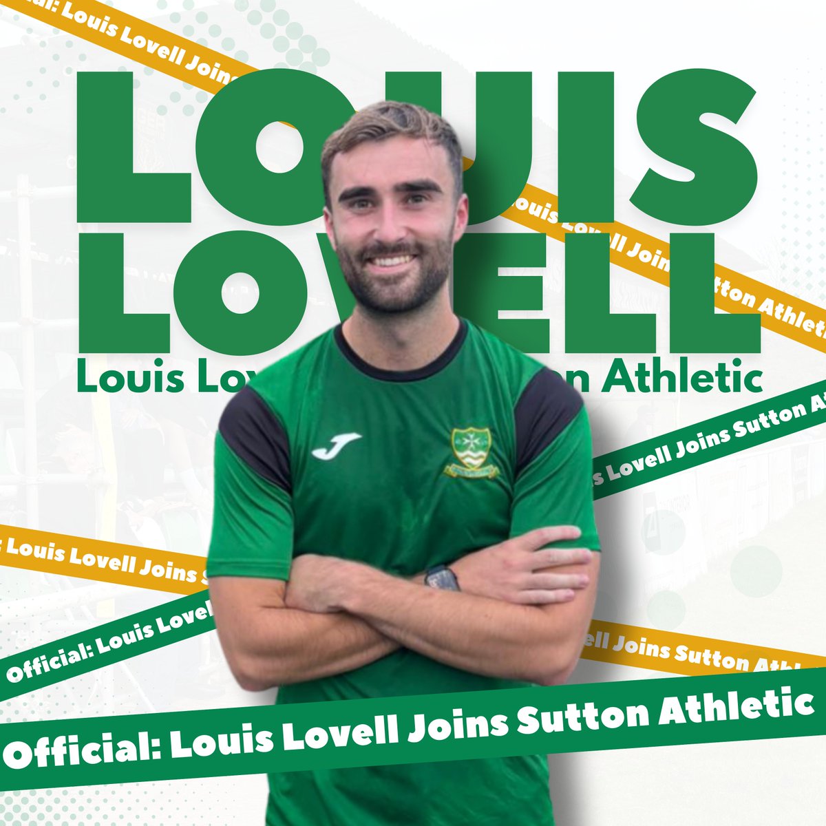 SIGNING ANNOUNCEMENT 📢

We're excited to confirm the return of Louis Lovell to Sutton athletic after a couple of seasons away!  

Louis is a hard-working striker who has proven that he can score goals at this level.

Great to have you back in green and white <a href="/louisslovell/">Louis Lovell</a>