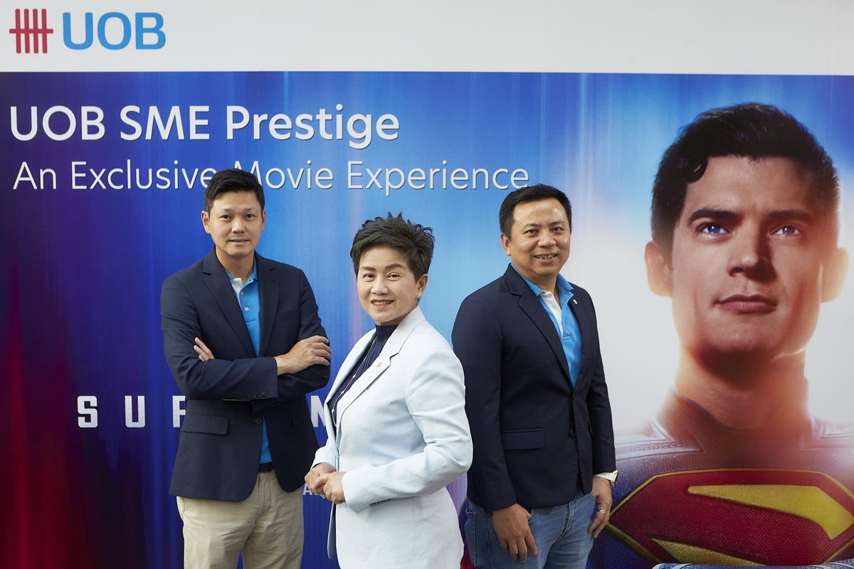 SuccessChTv's tweet image. ยูโอบี เปิดตัว UOB SME Prestige เพื่อลูกค้าเอสเอ็มอีระดับวีไอพี ตอบแทนความไว้วางใจ พร้อมสนับสนุนการเติบโตทางธุรกิจแบบรอบด้าน
successchannel.co/post_news?post…
#UOB
#UOBSMEPrestige
#ยูโอบี