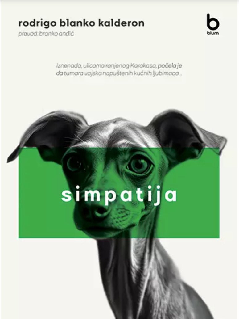 atajoslargos's tweet image. Comparto con ustedes, con mucha alegría, la portada de la edición serbia de mi novela “Simpatía”.
Editorial Blum
Traducción: Branko Andic
🐕 🇻🇪 🇷🇸
@agenciabalcells