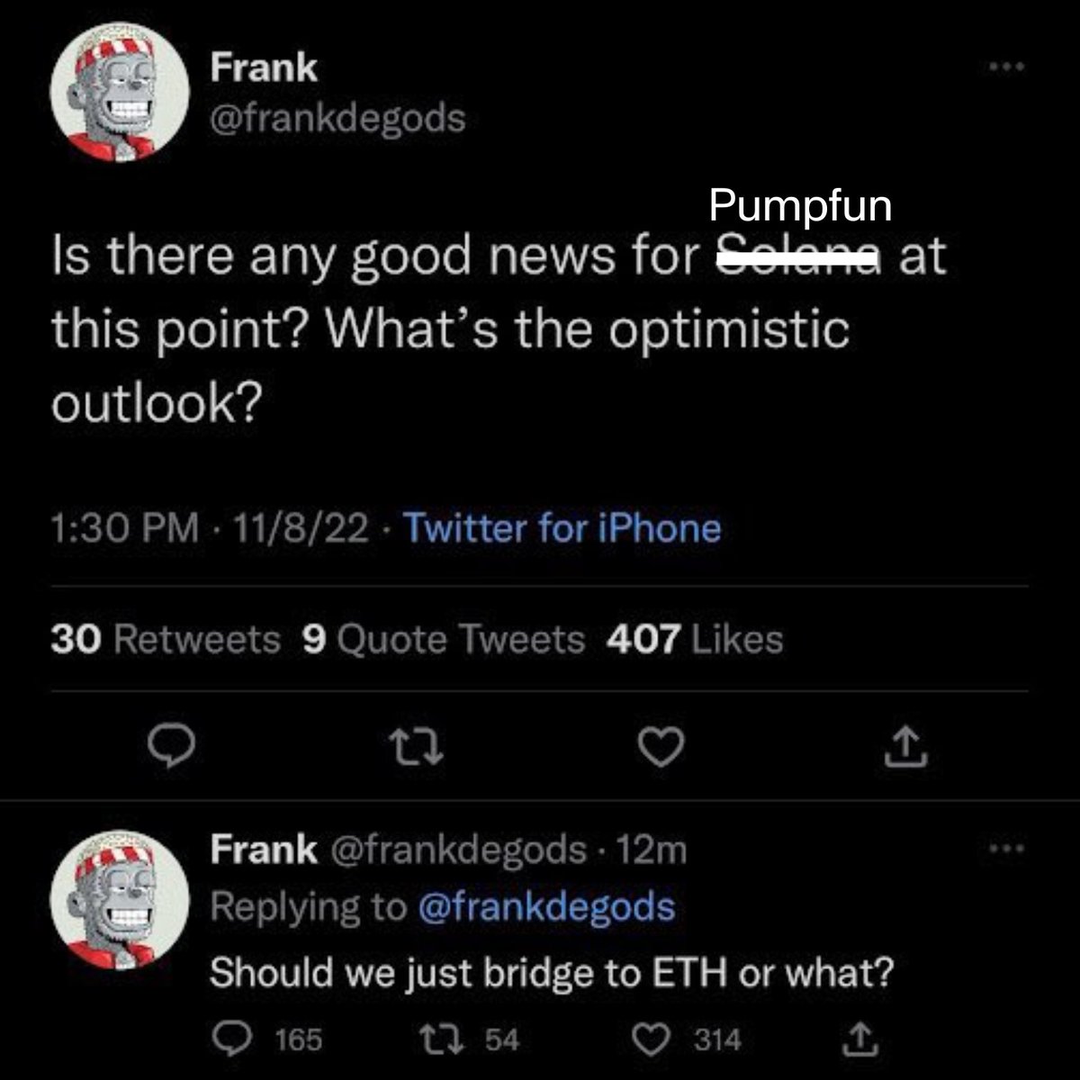 0xNarb's tweet image. i have an idea on how to save $pump