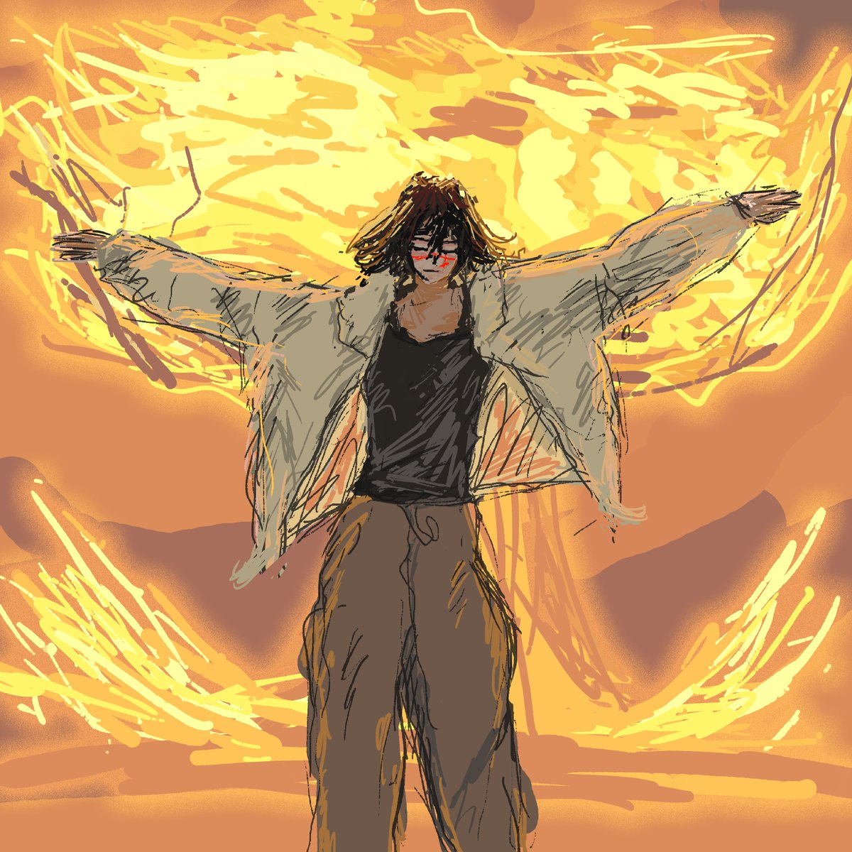 MiniMinstil's tweet image. 019 - nuclear sketch

#chainsawman #チェンソーマン