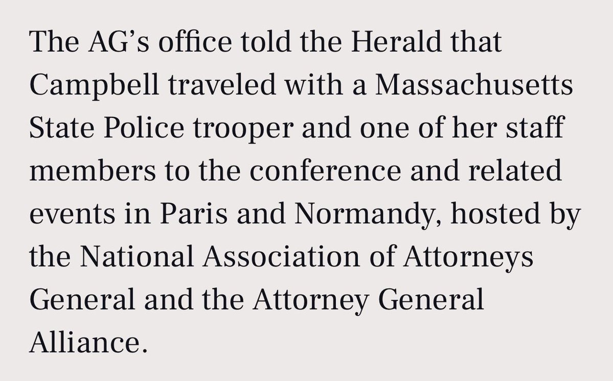 backseatjuror's tweet image. I really want to know who the Mass State Trooper or troopers is that is going to Paris and the Caribbean…