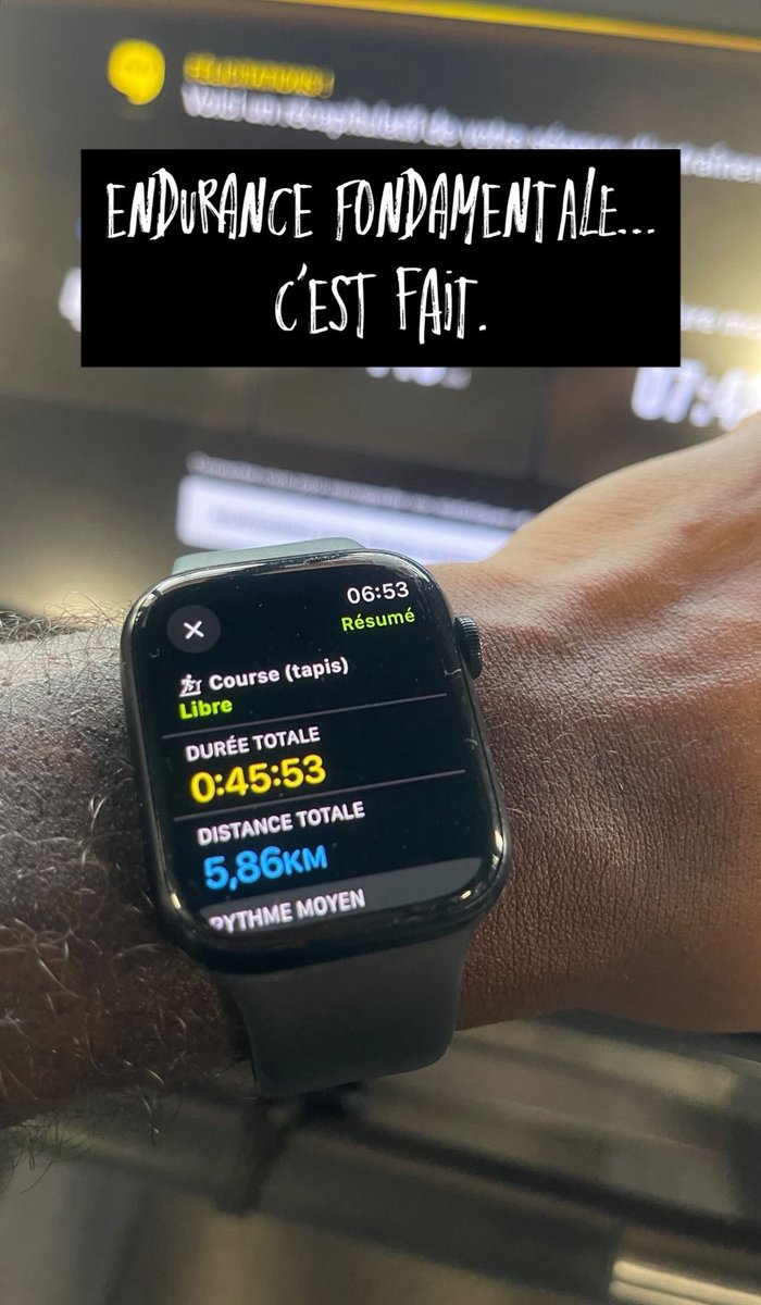 Ça devient de plus en plus facile ?
Non, tu deviens de plus en plus fort 💪