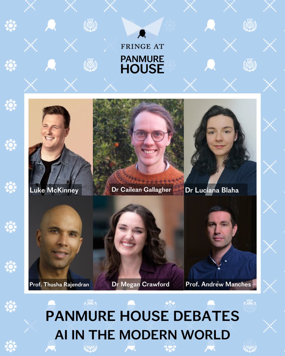 Introducing our new series: Panmure House Debates at #Fringe2025
Two exclusive AI events on the 20th and 21st August. Big questions. Bold ideas.
Be part of the action live as an esteemed panel explore today’s most critical questions
🎟️ Limited tickets available: