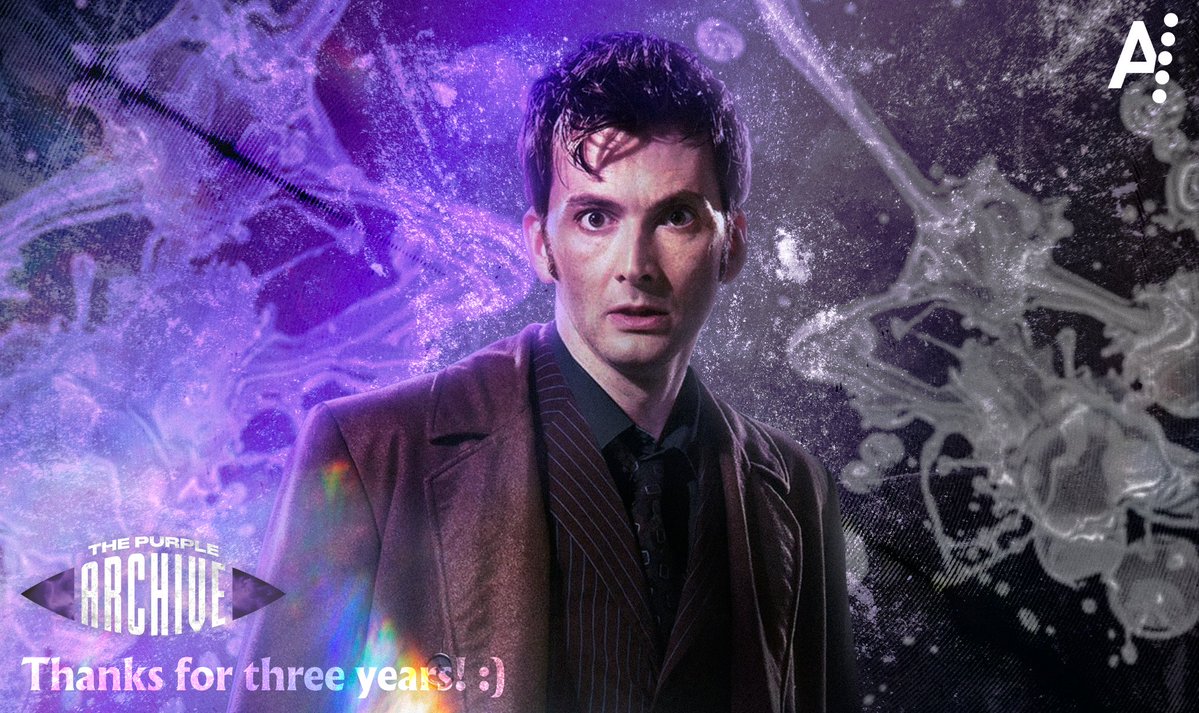 Three years (and one day) ago, we tweeted out our very first prompt for The Purple Archive.
Three years, and six projects later, we just wanted to say thanks for supporting us and all the #DoctorWho artists these past few years! We've barely just begun :)

📸 - <a href="/arbrax/">allison</a>