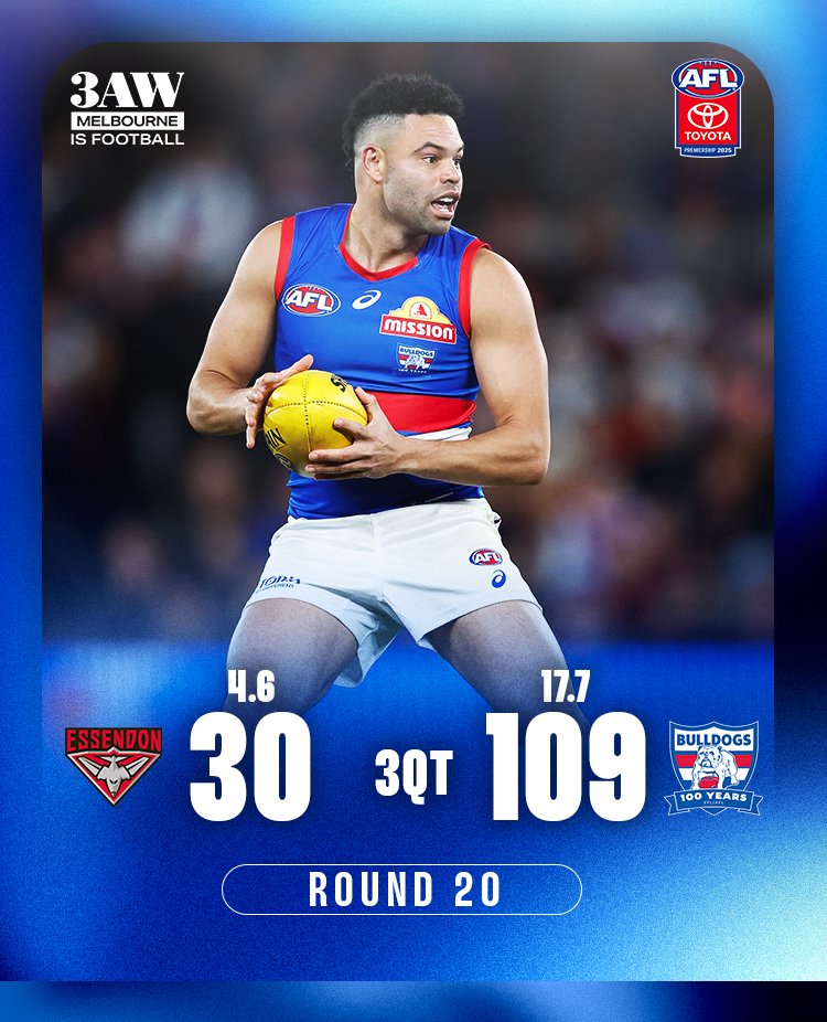 3AWisfootball's tweet image. A percentage-boost incoming for the Bulldogs.
#AFLDogsDons