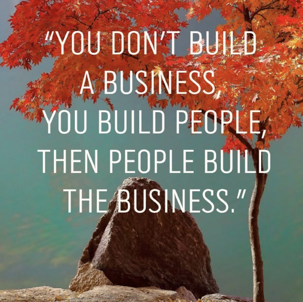 Take care of your people and they will take care of your customers. #fridaymotivation #entrepreneur #smallbusiness