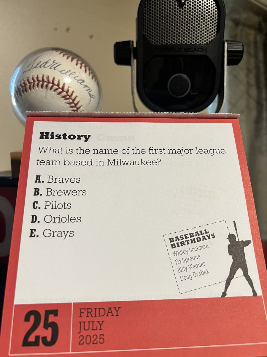 ECSportsInvest's tweet image. Friday, July 25th 2025
βΎοΈ #Trivia History