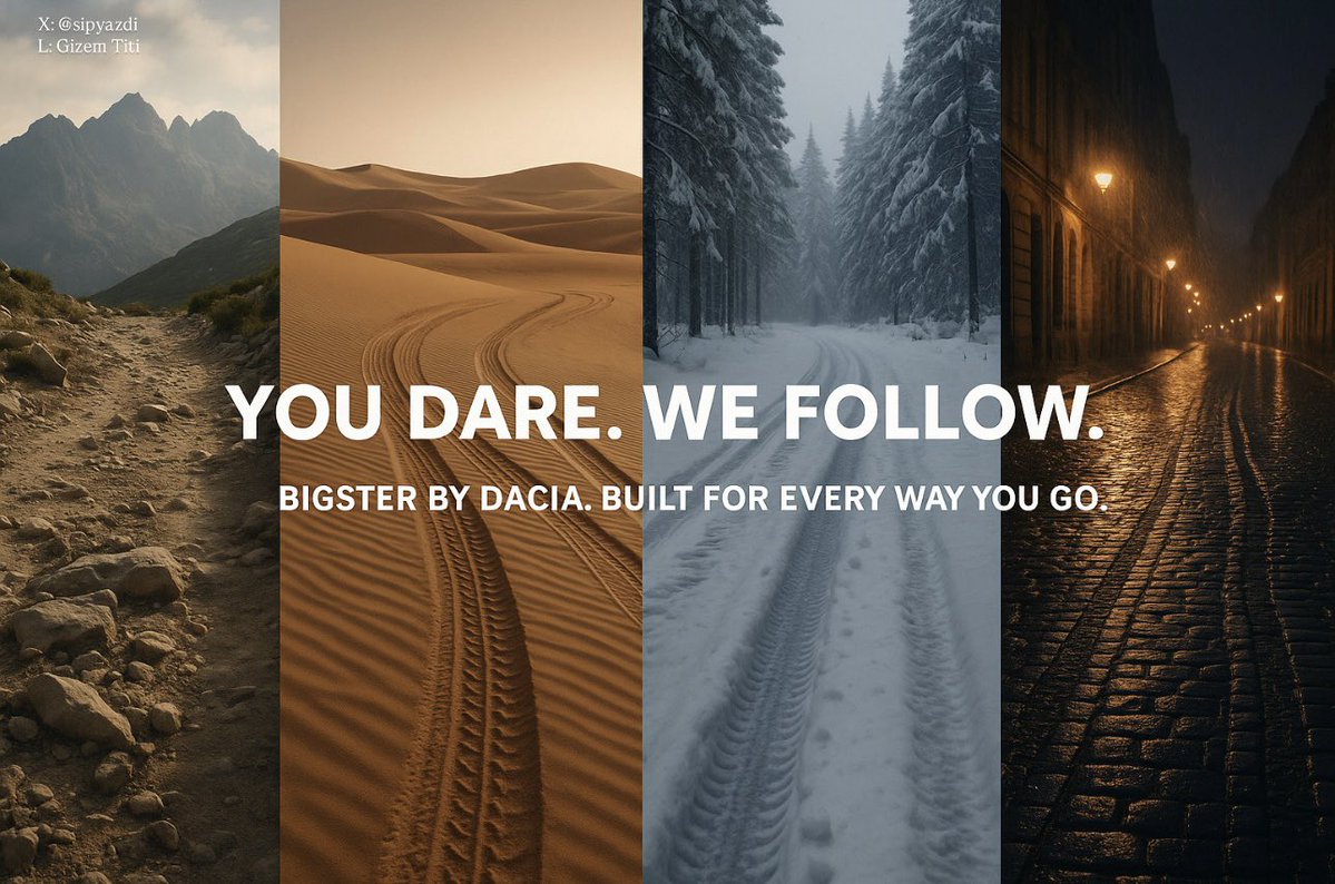 Gizem (@sipyazdi) on Twitter photo OMB of the day: Create posters to promote #TheBigster, the latest and biggest SUV from @DaciaUK
<a href="/OneMinuteBriefs/">One Minute Briefs ⏱️</a> OMB of the day: Create posters to promote #TheBigster, the latest and biggest SUV from @DaciaUK
<a href="/OneMinuteBriefs/">One Minute Briefs ⏱️</a>
