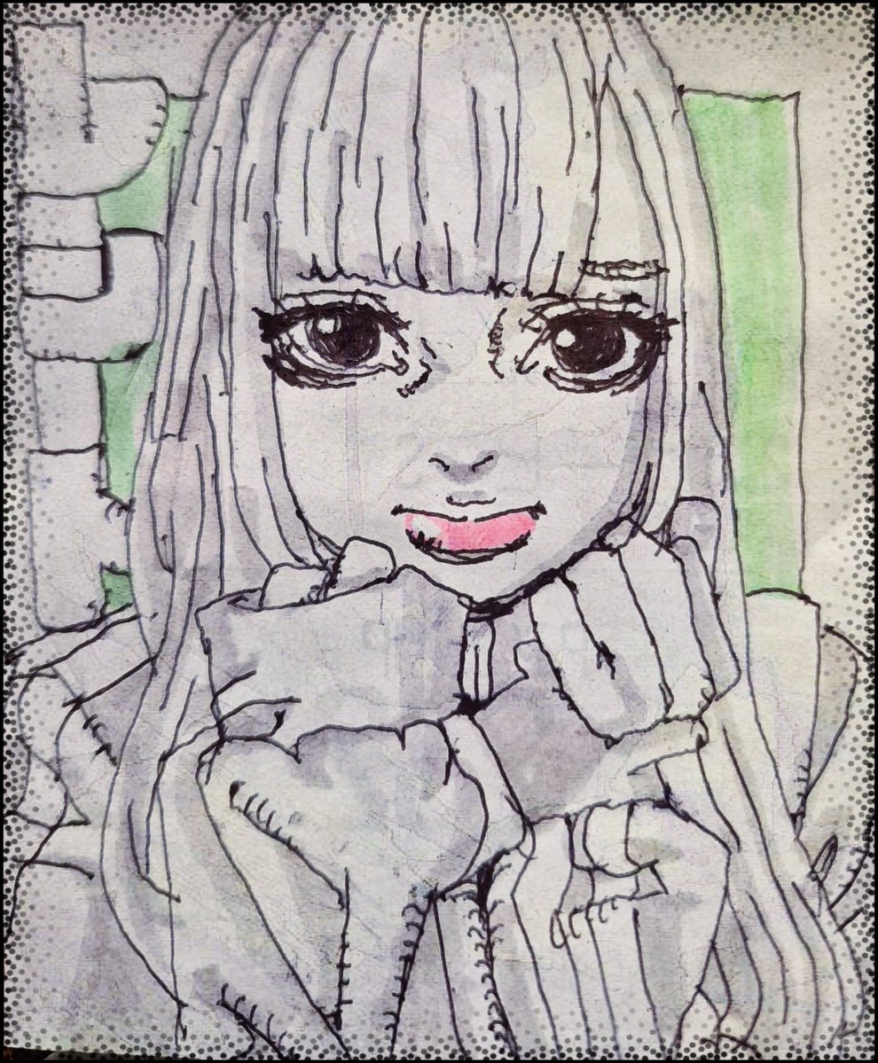kenpi208's tweet image. #落書向上委員会 #アナログイラスト見たかったら私をフォローすると良いです #アナログ絵 #アナログ画 #doodle
いつものレシート裏の落書き✏✐✎✍