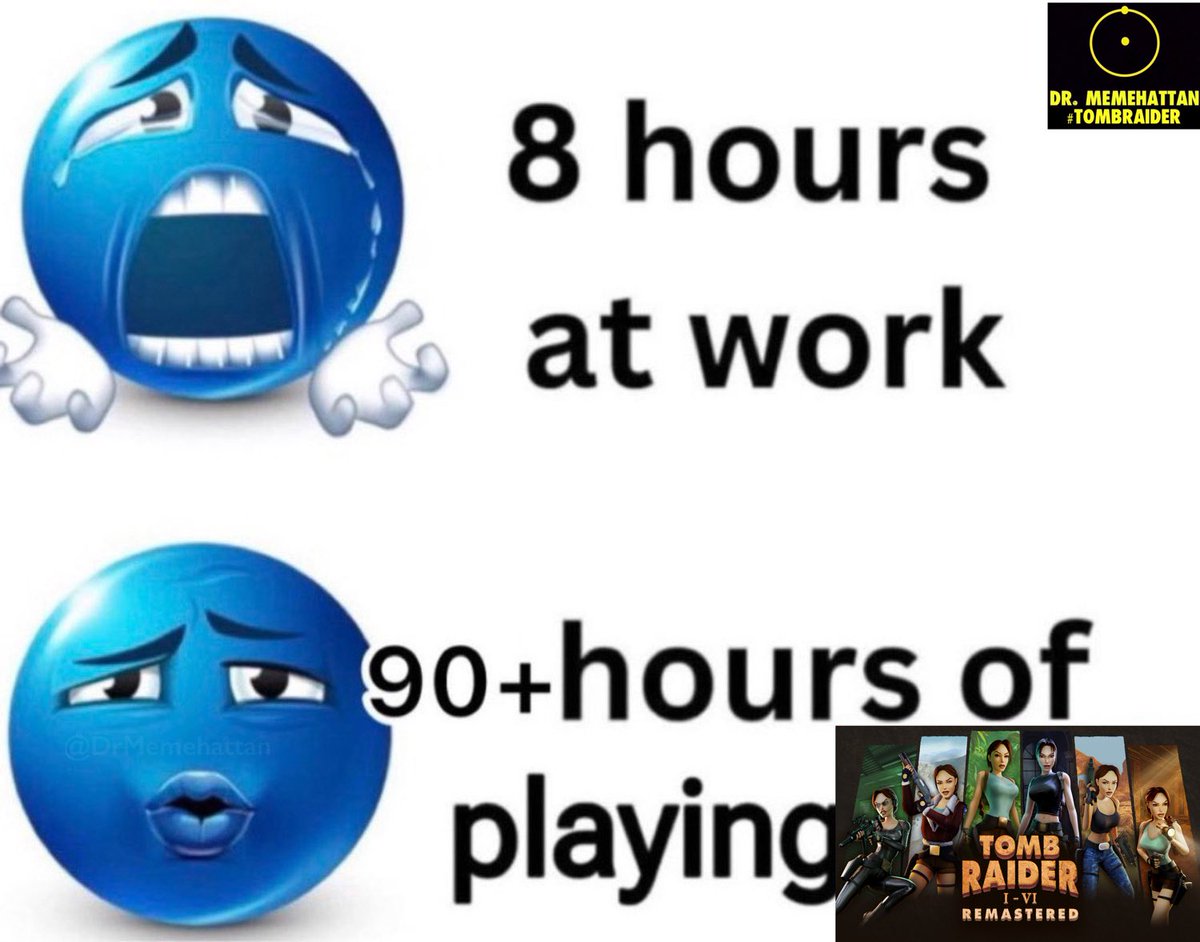 DrMemehattan's tweet image. 90+ hours flies when you’re raiding tombs. 🥰

#TombRaider #LaraCroft