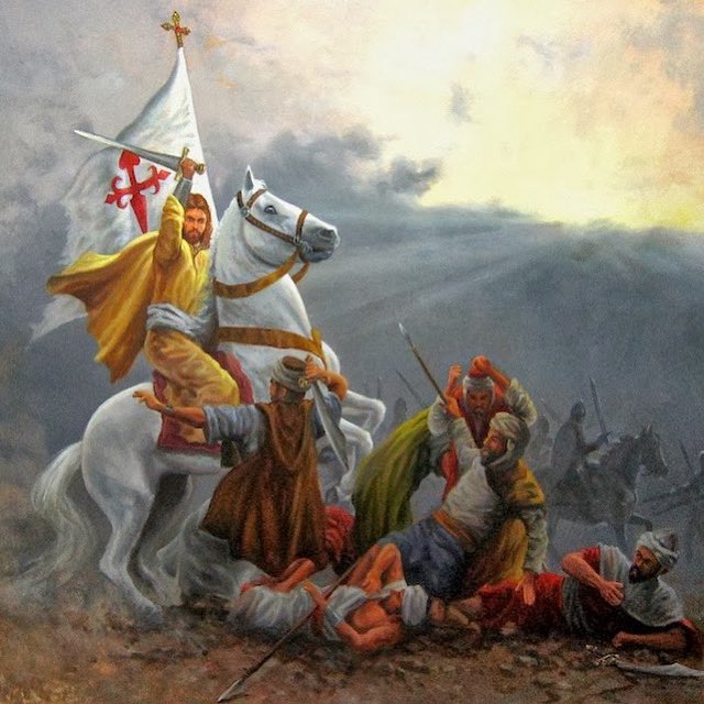 FLMIRONES's tweet image. #MIRONEWS “Santiago y cierra España” gritaban. Las tradiciones son por algo. Preguntémonos por qué se llamó Santiago Matamoros, poniéndonos en la época sin PREjuicios. Tenemos opinión woke inside sin haber leído una línea al respecto. Indaguen, nada nuevo bajo el sol. Un aullido.