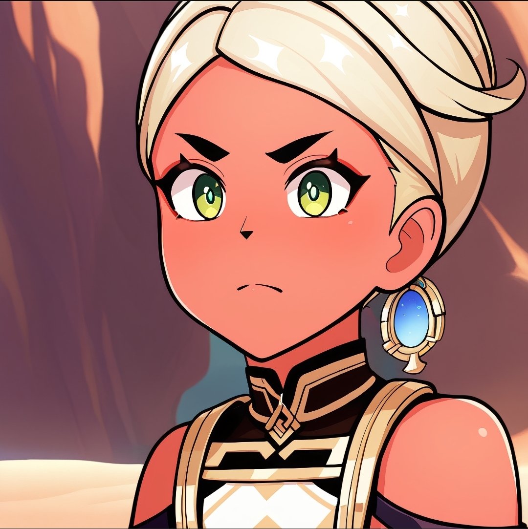 AlexprimeOO1's tweet image. Just hopped in on @RubiansVR art creation contest with the newly created Rubian Ai Model 1.3
You can check em out too, great stuff. rubians.lol
Btw meet Rubianca, the female warrior princess on a desert tour. She is pretty right?
Let me know what you think.…