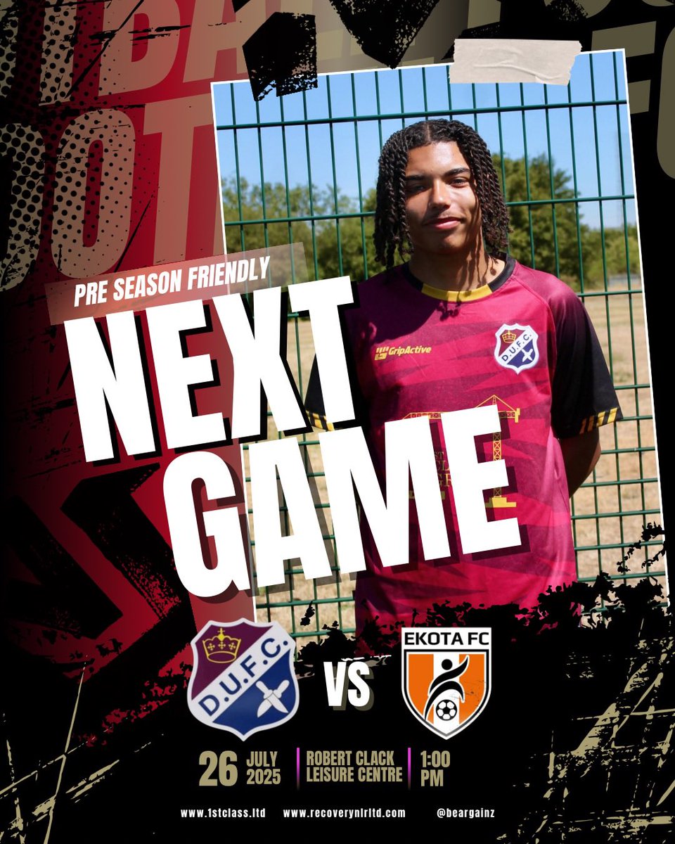 Next Up!

It’s pre season game #3 for the Reserves tomorrow as we play host to Ekota Fc ⚽️

Another opportunity for important mins under the belts for the boys 💪🏼

📆 Saturday 26th July 
⏰ 1pm Kick Off 
📍 Robert Clack Leisure Centre 

#UpTheDaggers ⚔️