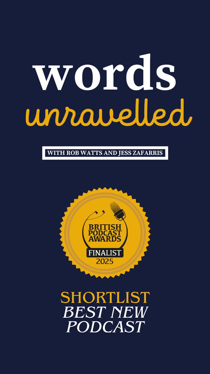 Greene & Heaton Literary and Media Agency (@greeneandheaton) on Twitter photo Great to see that WORDS UNRAVELLED has been nominated for Best New Podcast by the <a href="/britpodawards/">British Podcast Awards</a>!
<a href="/robwordsYT/">RobWords</a> <a href="/JessZafarris/">Jess Zafarris 📚</a>
britishpodcastawards.com/nominees-2025 Great to see that WORDS UNRAVELLED has been nominated for Best New Podcast by the <a href="/britpodawards/">British Podcast Awards</a>!
<a href="/robwordsYT/">RobWords</a> <a href="/JessZafarris/">Jess Zafarris 📚</a>
britishpodcastawards.com/nominees-2025