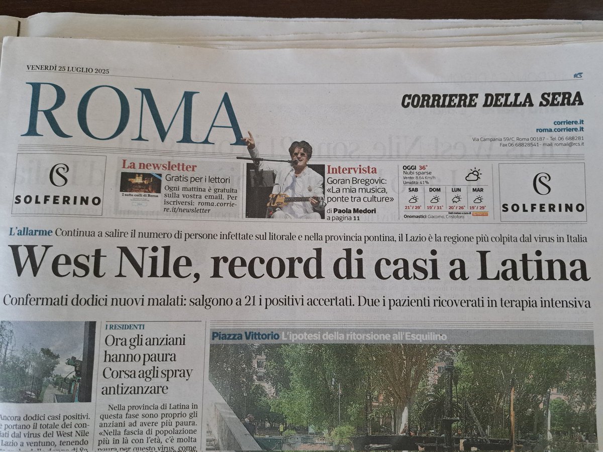 EHoldchins's tweet image. Ma ste bonifiche furono fatte si o no?#WestNile