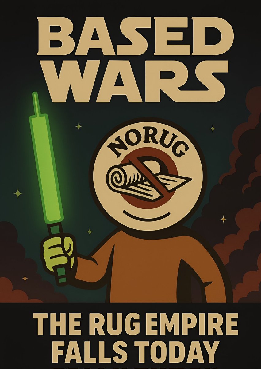 norugofficial's tweet photo. Take a stand ๐ข #BasedWars
#NORUG #HODL #GM #GN #WAGMI #PUMP #BTC #ETH #SOL #MEME #AIRDROP #DEFI #CRYPTO #NFT #DOGE #WEB3 #CHART #BASED https://t.co/zrrnfrh5J0