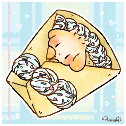 mopuchiis's tweet image. クレープさんなもぷぷ🐾

#ゆるいイラスト #スイーツ