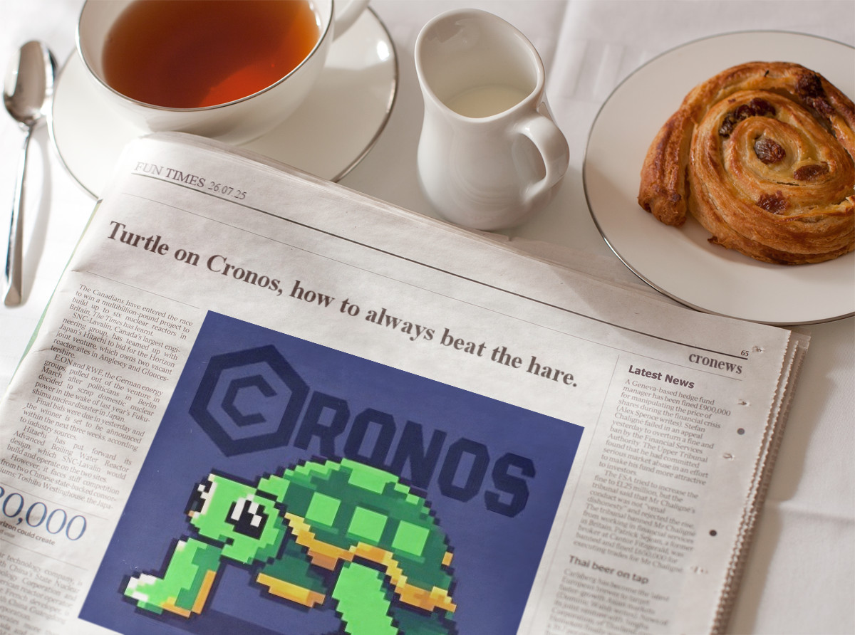 cronewsfun's tweet image. Have you seen the news about @TurtleonCro??📰👀