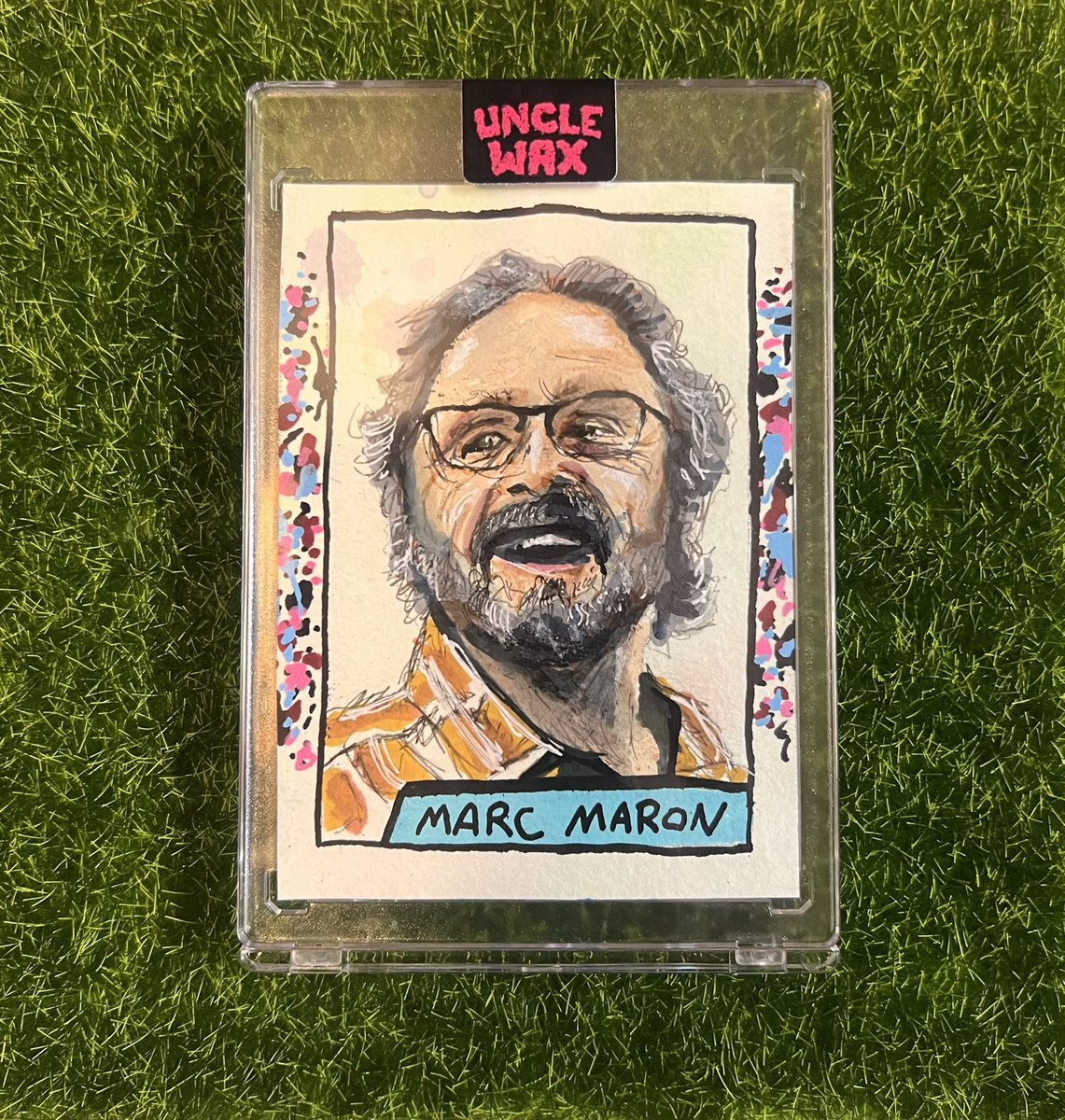 UncleWaxCards's tweet photo. New one of @marcmaron 
@WTFpod https://t.co/GTBiDCl87x