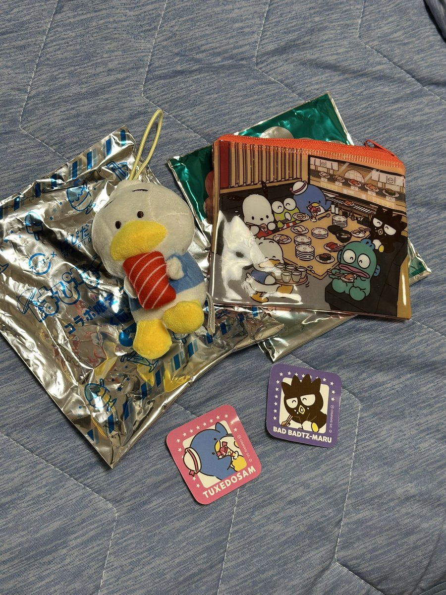 スシローもペックル自引きできて満足😌