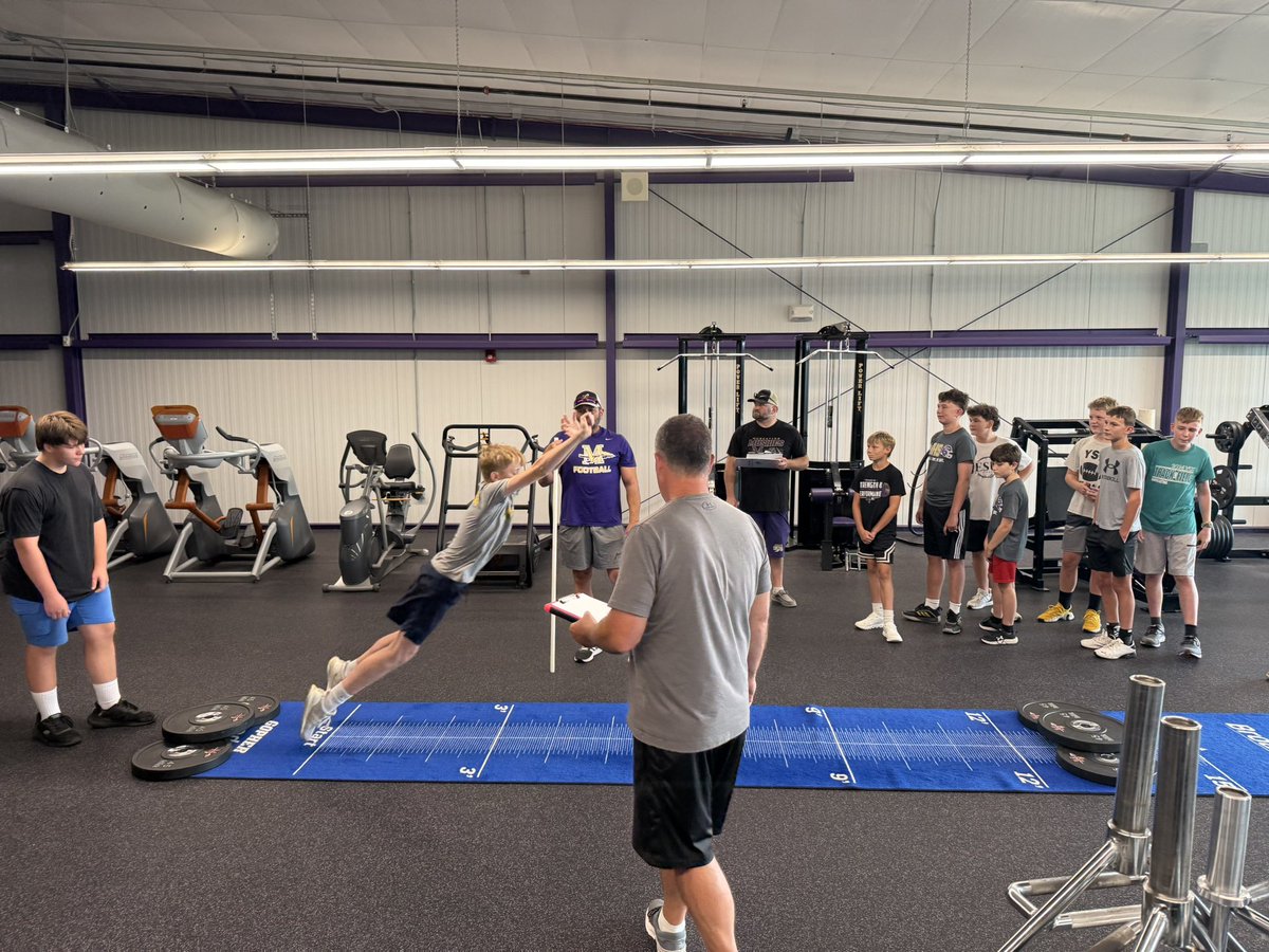 Youth Football Combine/High School Lift a Thon.