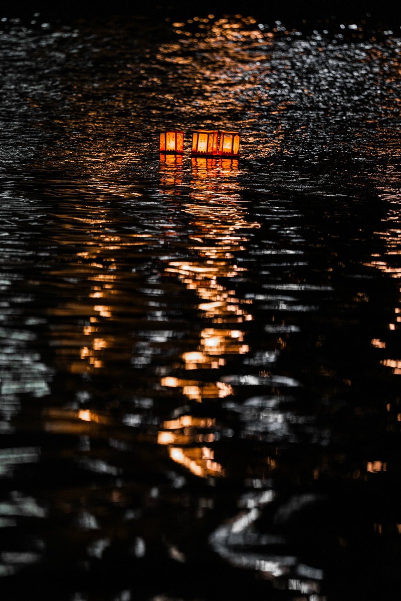 灯籠流し。
#沼津夏まつり 
#狩野川花火大
#狩野川灯籠流し