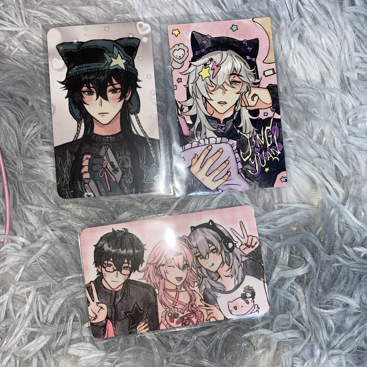 reigensales's tweet photo. #reigensells
wts lfb onhand ph please help rt

🪷 honkai star rail dan heng jing yuan march aiyauwu photocards
— ₱40 ea / ₱110 set prio payo | 1 wk reservation 
— good condition
— x rush shipping

💳 bpi, gcash, maya
🚛 ggx, lbc, j&amp;t, sdd

dm/reply to claim! https://t.co/nSZ9WhsSA6