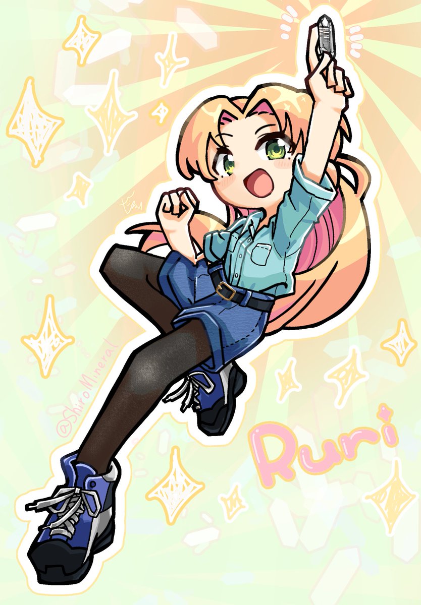 ShiroMineral's tweet image. アニメ瑠璃めっちゃ動く‼️‼️⁉️
色も綺麗で描いてて楽しかったです╰(*´︶`*)╯
漫画とは違う新たな魅力がありますね

#瑠璃の宝石
