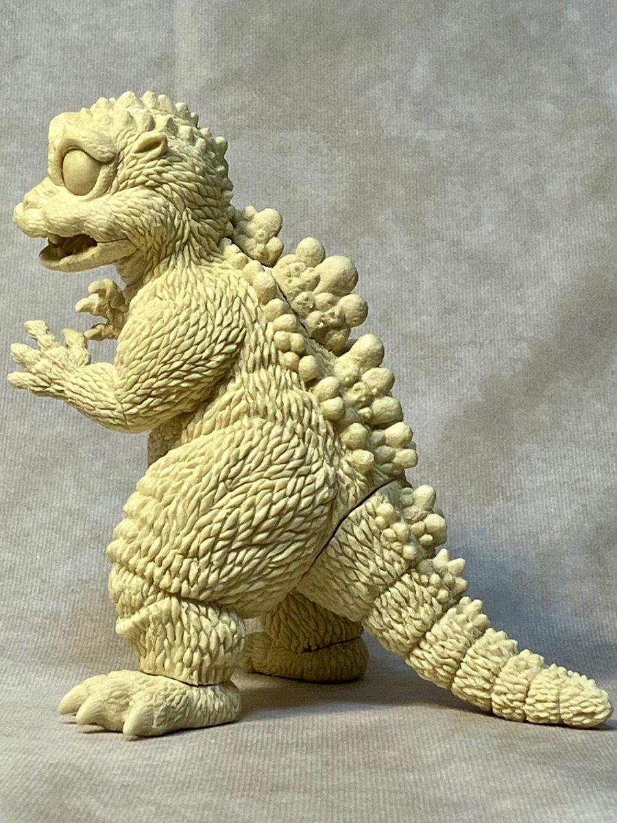 yochan8991's tweet image. WF2025夏 新作情報📝
ディーラー名「四畳半工房」
卓番 3-35-10
〈商品名〉リトルゴジラ (新作)
〈価格〉13,000円
〈高さ〉約15cm
〈複製〉RCベルグ