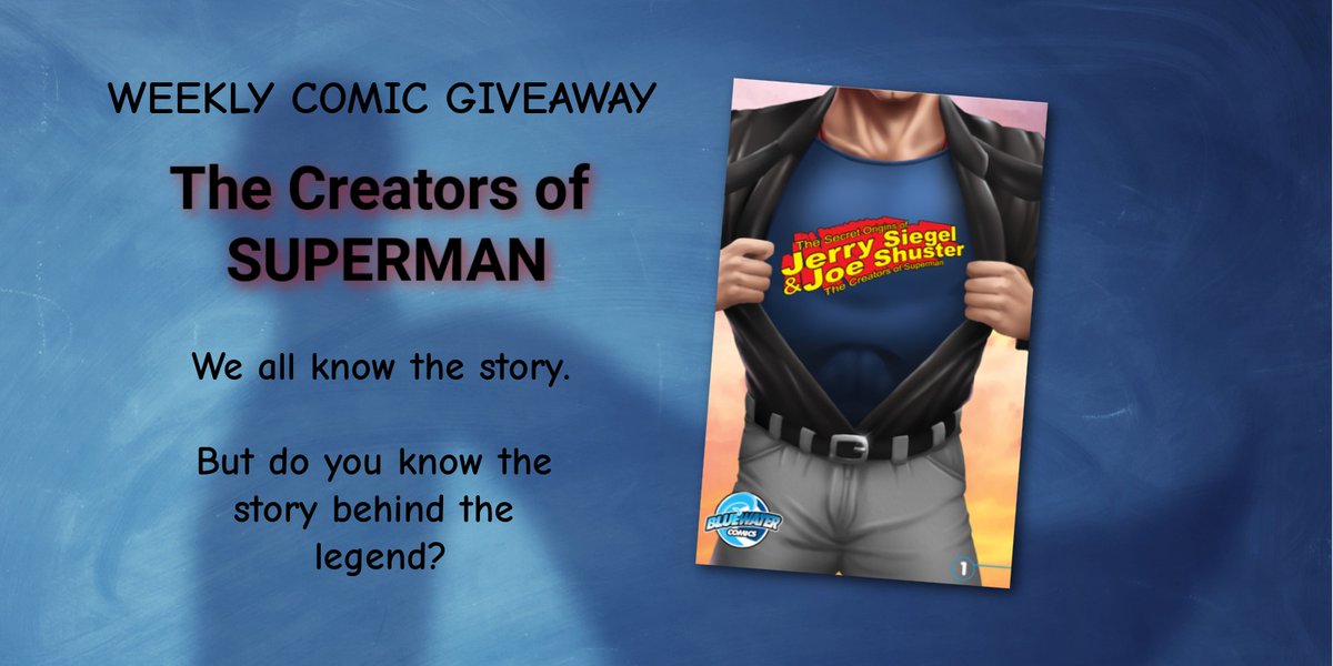 Who created Superman? Find out their story in this week's comic giveaway. Enter here: cryptocomics.com/redeem/jerryan…