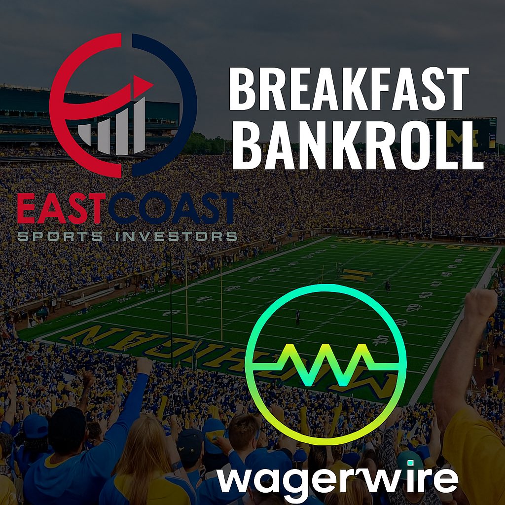 ECSportsInvest's tweet image. Friday, July 25th 2025
9am eastern .. #BreakfastBankroll with Scott Webb @Webbie20MLB #MLB #FridayNightBaseball #FridayNightLights
1030am Guest @McInnispicks @YouTubeTV
430pm #ClosingBell
Powered by @EcsiMediaGroup @ECSportsInvest @DiehardsRadio
Sponsored @WagerWireβ¦