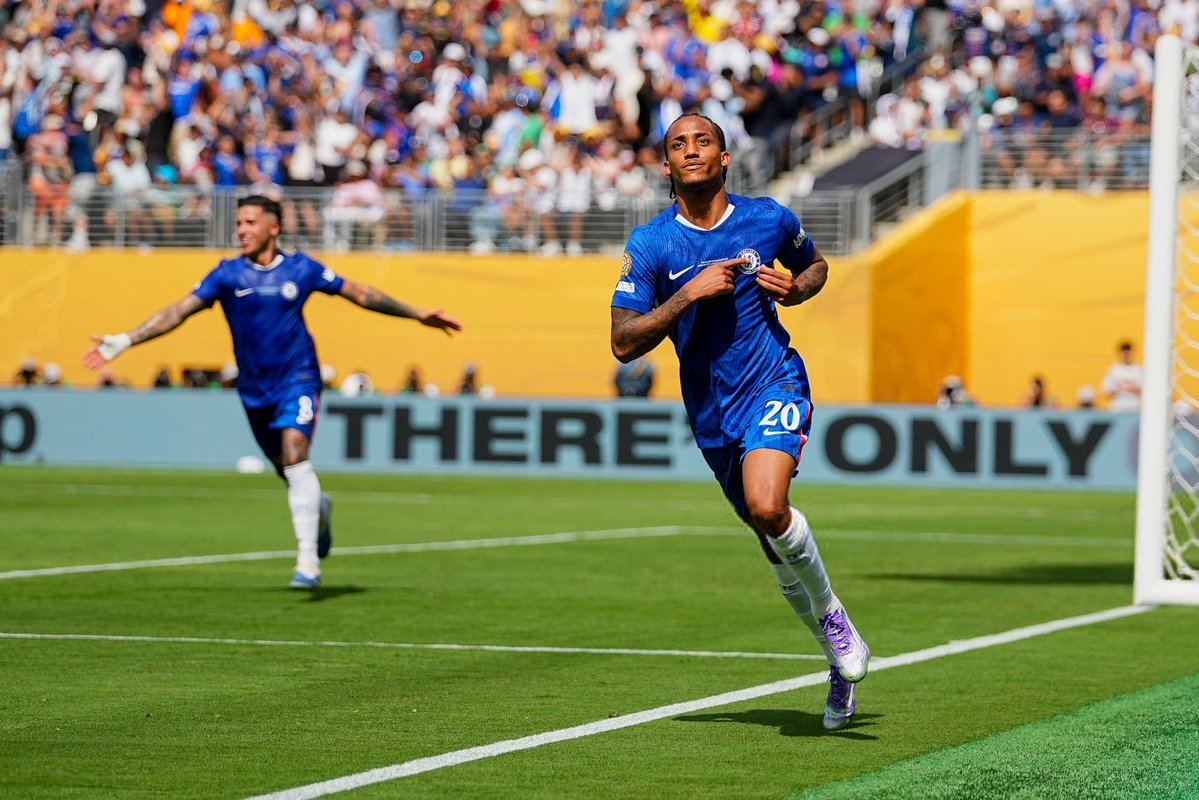 CFCdruw's tweet image. João Pedro has played 3 games for Chelsea and he’s already pointing at the Badge after a goal.
Yeah, he’s going to be a Superstar.