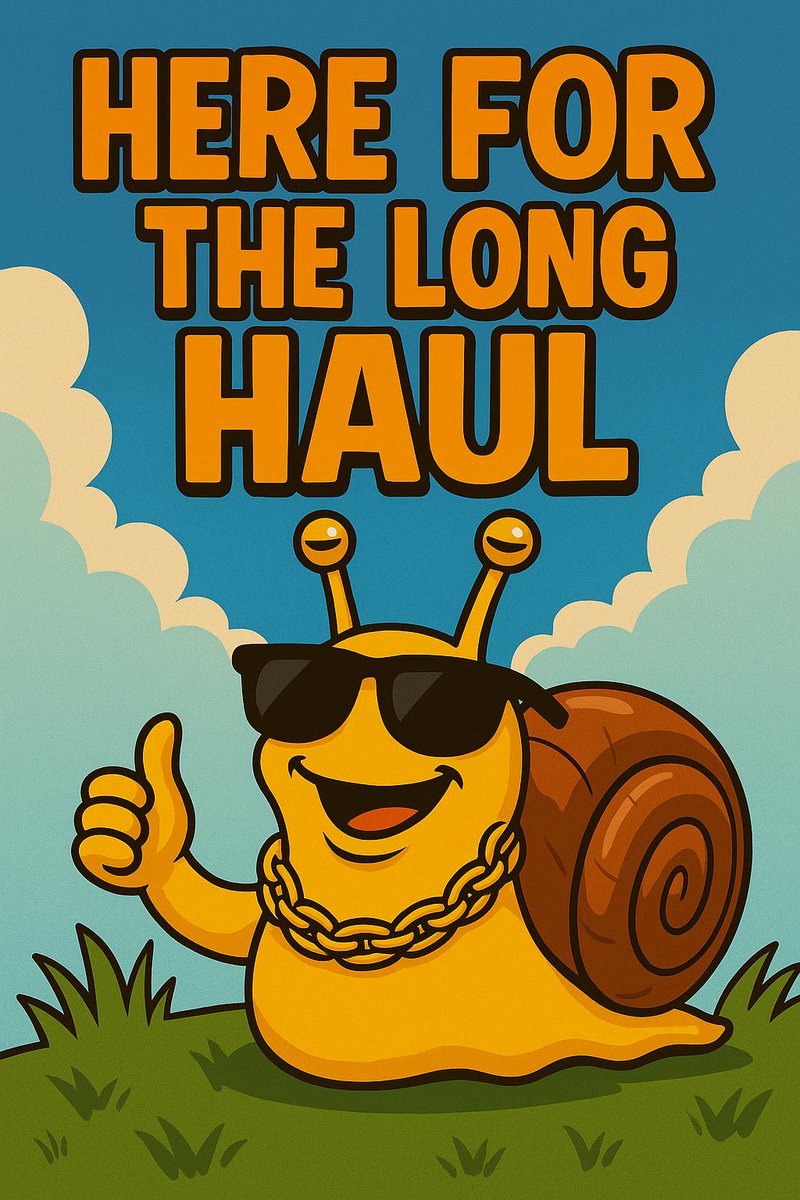 SnaccSnail's tweet image. 🐌 $SNACC IS BUILT DIFFERENT.
We don’t sprint. We don’t panic.
We snacc, meme, and win — slow and steady.

🍕 One community.
🕶️ One vibe.
🚀 Only up.

#SnaccSnail #OnlyUp #SlowAndSteady #CryptoVibes