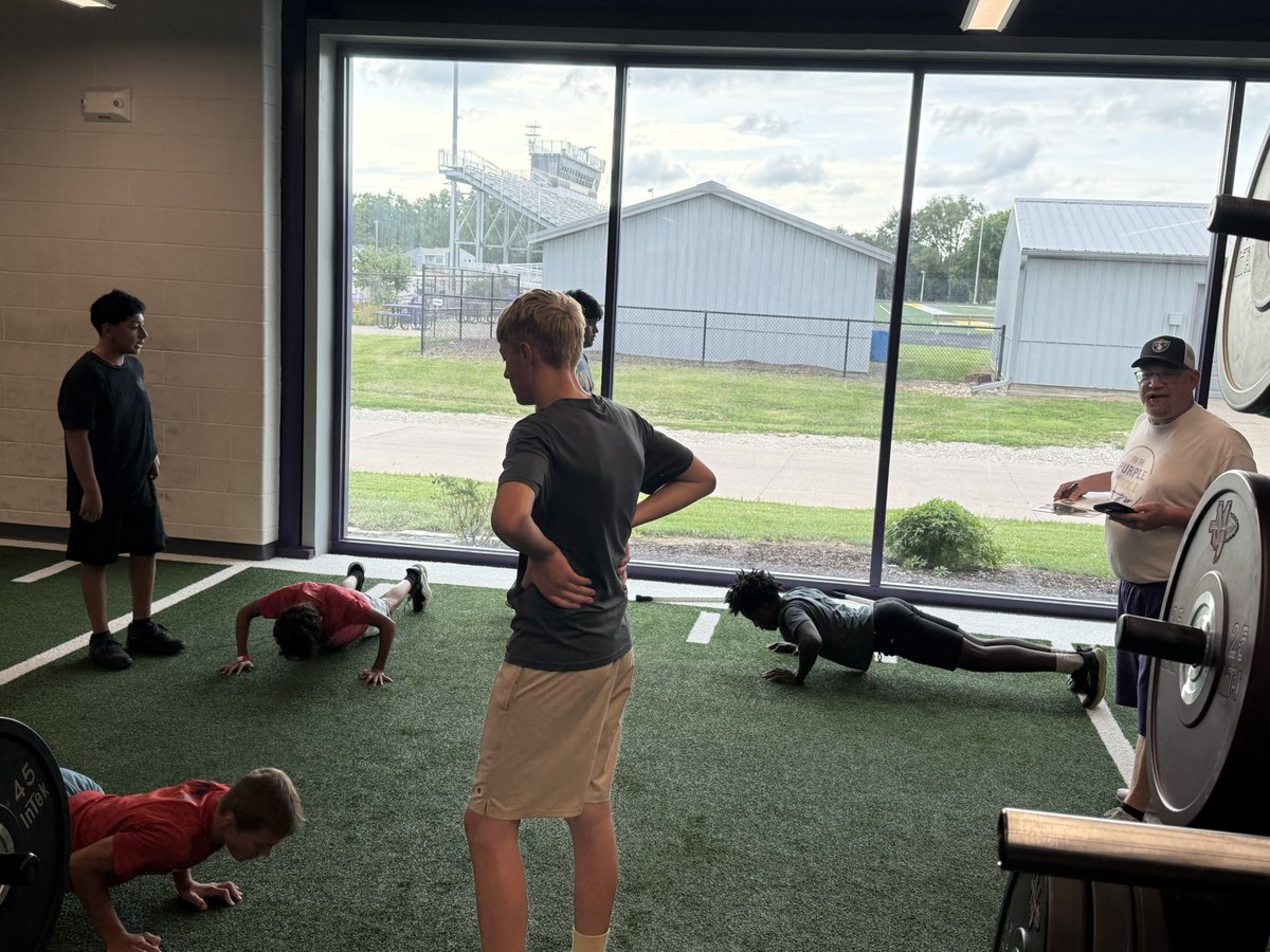 Youth Football Combine/High School Lift a Thon.