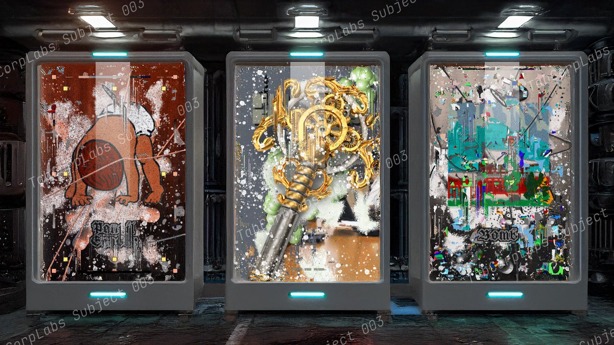 TaborRobak's tweet image. this one had me stuck for a while.
the three images from @iki_jima weren’t clicking. he even offered to change them, but i was committed to the premise that collectors could submit anything, and i’d make it work.
meanwhile, i got addicted to this beautifully stupid game called…