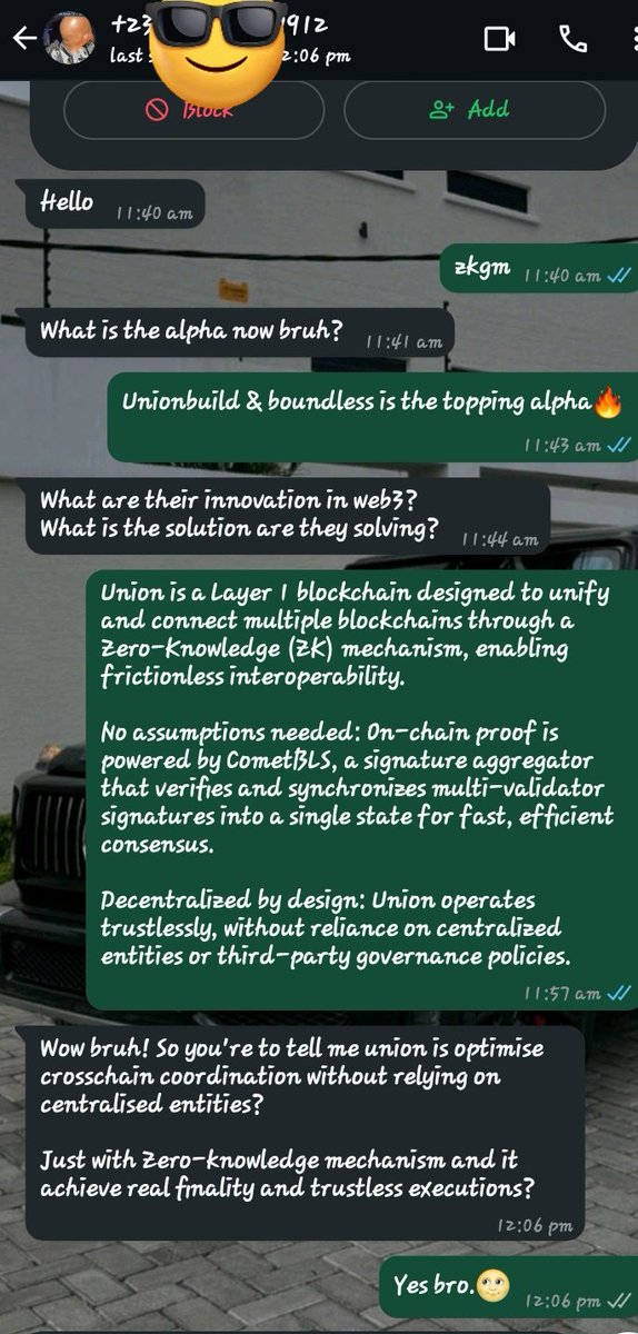 This morning, I've a conversation with unfamiliar friend. 

I gave him a brief simplicity what exactly <a href="/union_build/">Union</a> are leveraging and edge they are cutting in web3 and ecosystems.

Union are eliminating centralised vulnerability exploit.

Either its using trustless cryptographic