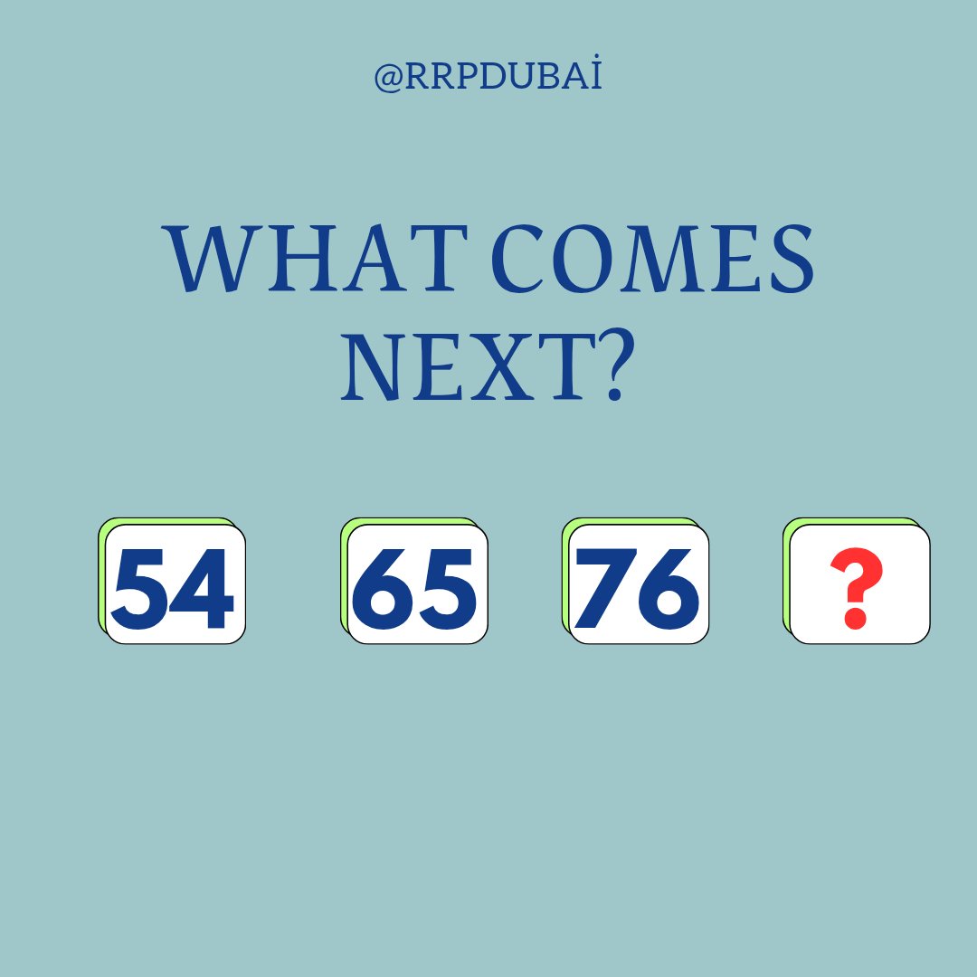 spotlite07's tweet image. What comes next ?

#BrainBuster #TriviaAddict #ChallengeAccepted #QuizMania #TestYourBrain #fypシ