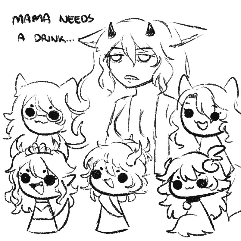 BitesPixel's tweet image. Mother @NimbusNimbi and her baby ducklings when playing PEAK
The Ducklings:
@NovaVT_ @Laurinde @LunethLune21 @SaintNeryu