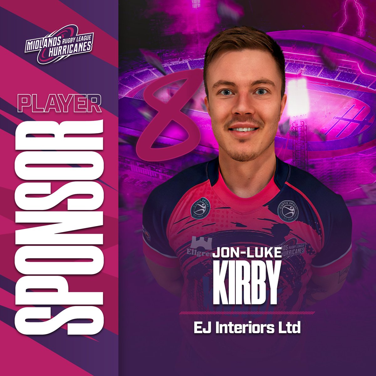 HurricanesRLFC's tweet image. 🐐 | Congratulations to Vice-Captain Jon-Luke Kirby who has once again made @rlworld's @Betfred League One Team of the Month!
🤝 | Jon-Luke is sponsored by EJ Interiors Ltd for the 2️⃣0️⃣2️⃣5️⃣ season.
#DARETODREAM