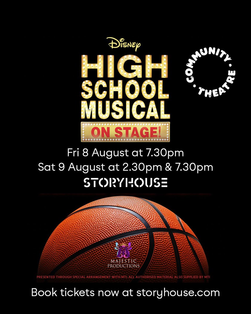 🎭 Chester, it's time to ‘Get’cha head in the game' and go totally wild for Majestic Academy of Performing Arts' (<a href="/mapaschool/">Majestic Academy of Performing Arts (MAPA)</a>) spectacular production of Disney’s High School Musical on Stage! 🏀🎶

📅 Fri 8 &amp; Sat 9 August
🎟️ Book tickets now at storyhouse.com/whats-on/mapa-…