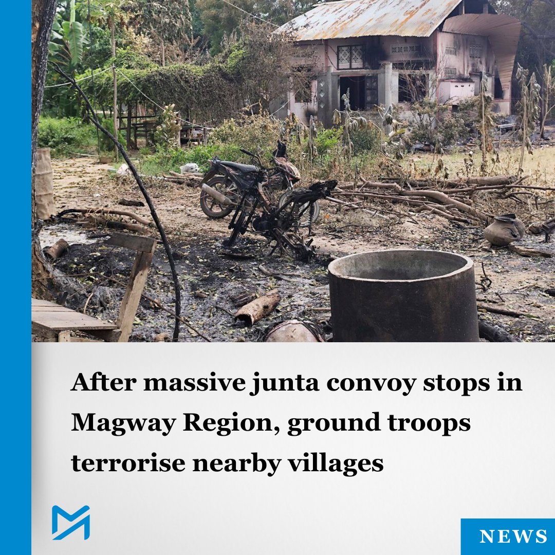 Myanmar_Now_Eng's tweet image. Clashes and arson attacks concentrated in Magway Region’s Pakokku Township have displaced thousands of civilians
Read more:
myanmar-now.org/en/news/after-…