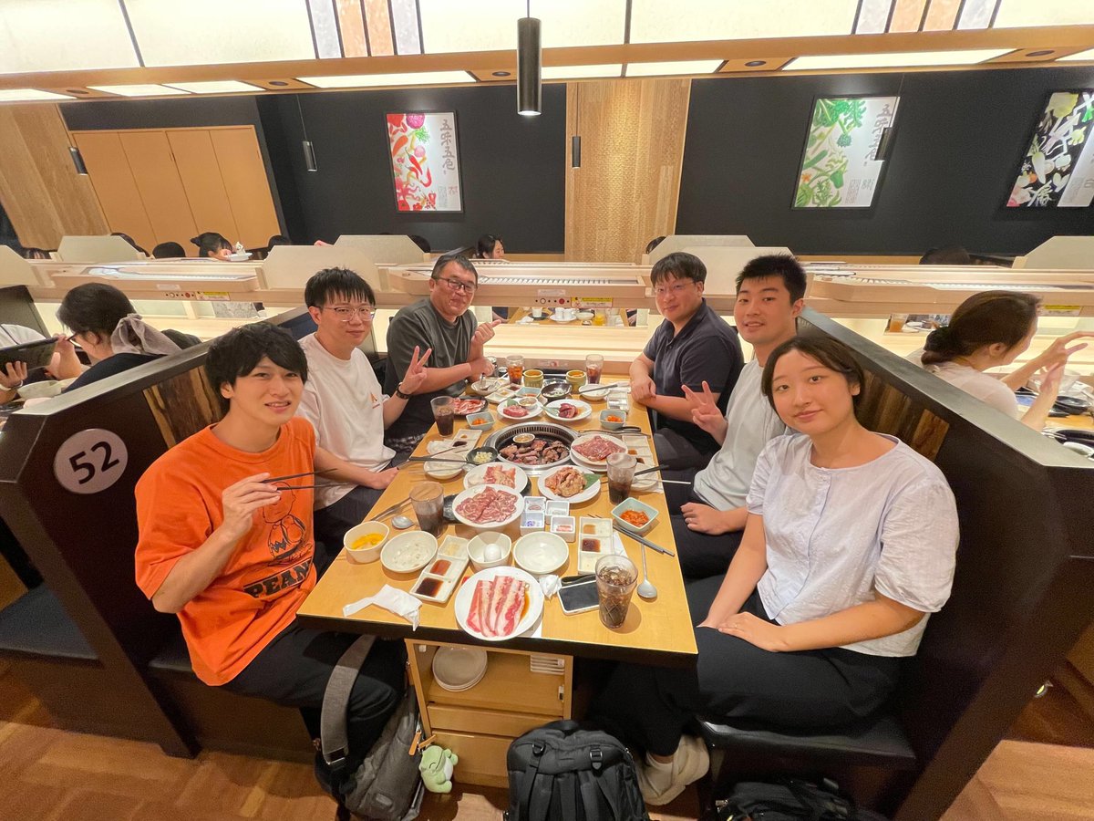 Dr. Minseok Kang, Gangneung-Wonju National Univ and AsiaFlux vice chair, visited us, and we had a great time with discussion and foods, in particular for Yakiniku Buffet.