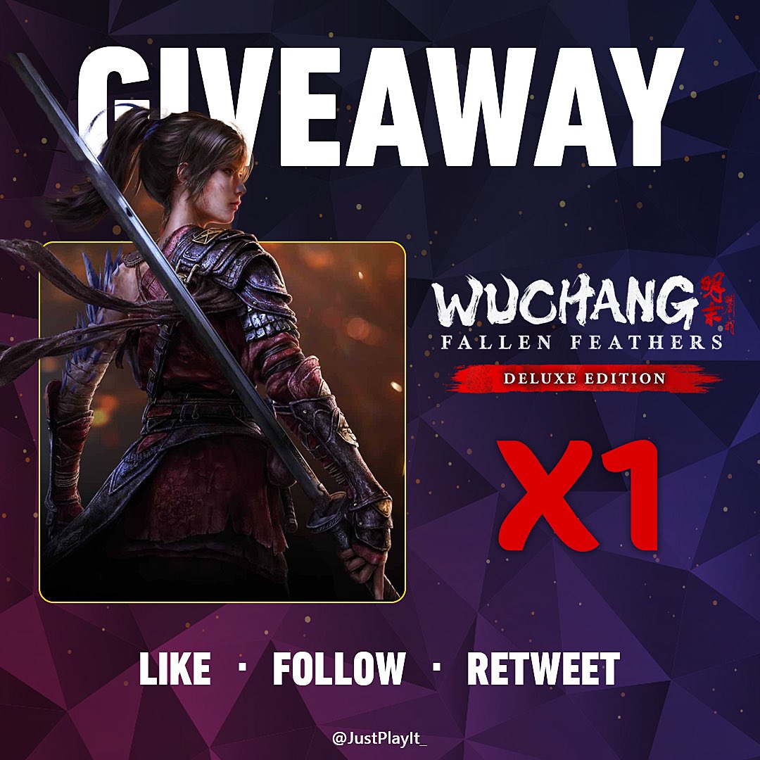 JustPlayIt_'s tweet image. 📌 نعلن عن Giveaway على لعبة WUCHANG Fallen Feathers بالتعاون مع الاستديو ، الشروط بسيطة :

🔹 متابعتنا و متابعة @playWUCHANG 
🔹 لايك و ريتويت

🔹 السحب بعد 48 ساعة على نسخة PS5، الستور : أوروبي.

بالتوفيق للجميع 🌷