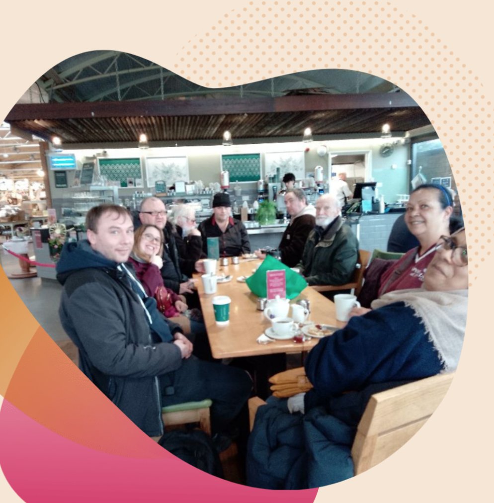Our Wellbeing Hub in Surbiton, is open to new people all the time.

With regular trips, lots of people to meet and talk to, + our dedicated team, the Wellbeing Hub is a place for anyone who may want a little extra support.

For more info contact Gaja@thefircrofttrust.org