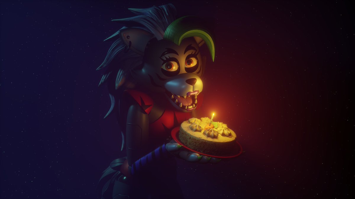 anonamine_'s tweet image. Happy Fazbear Birthday...

#FNAF #RoxanneWolf #RUIN